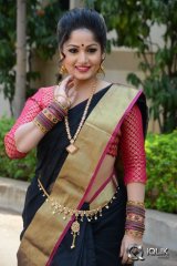 Madhavi Latha at Anushtanam Movie Audio Launch